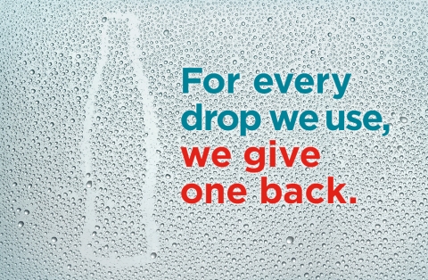 ▲ 코카콜라가 2015년 글로벌 판매량 기준 음료 제조에 사용한 물의 115%에 상응하는 1919억 리터의 물을 자연과 지역사회에 재충전했다고 밝혔다. 2020년까지 사용한 물의 전량을 재충전하겠다는 '물 재충전 프로그램'의 목표를 5년 일찍 달성했다. ⓒ 코카콜라