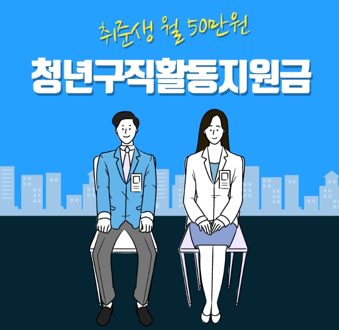▲ '청년구직활동지원금' 지원방법과 대상 소득기준?ⓒ고용부