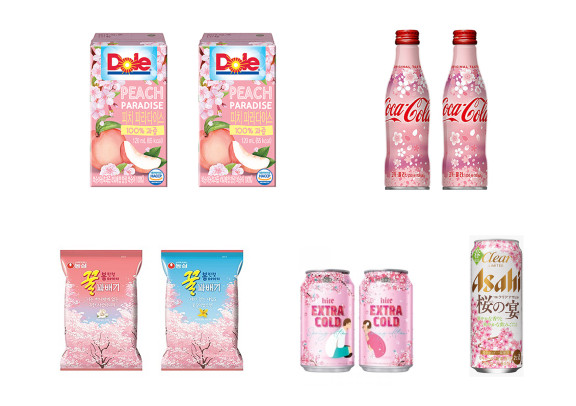 ▲사진 왼쪽 상단부터 시계방향으로 돌(Dole)코리아, 코카콜라, 롯데아사히주류, 하이트진로, 해태제과 ⓒ돌코리아