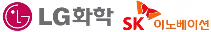 ▲LG화학·SK이노베이션 로고.