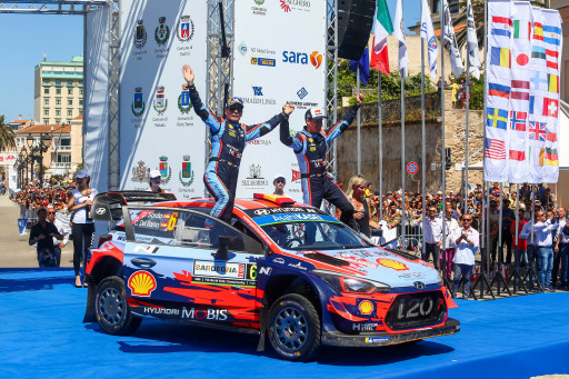 ▲현대차 월드랠리팀이 '2019 WRC' 시즌 세 번째 우승을 차지했다. ⓒ현대차