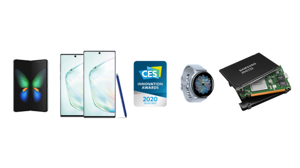▲CES 2020에서 혁신상으로 선정된 삼성전자 제품들. ⓒ삼성전자