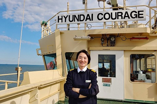 ▲전경옥 선장 ⓒ현대상선