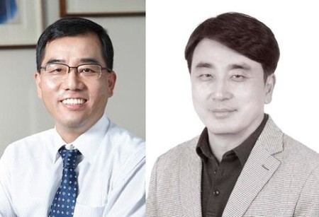 ▲강신호 CJ제일제당 대표(사진 왼쪽)와 차인혁 CJ올리브네트웍스 대표 ⓒCJ그룹