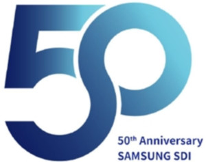 ▲삼성SDI 창립 50주년 기념 엠블럼. ⓒ삼성SDI