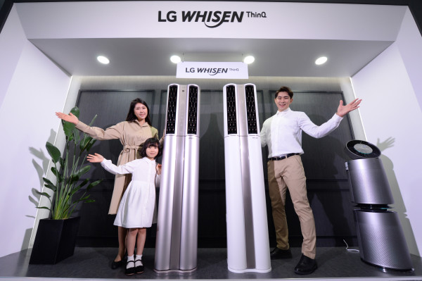 ▲LG전자가 16일 2020년형 ‘LG 휘센 씽큐 에어컨’ 신제품 29종을 선보이고 같은 날 본격적인 판매에 들어갔다. ⓒLG전자
