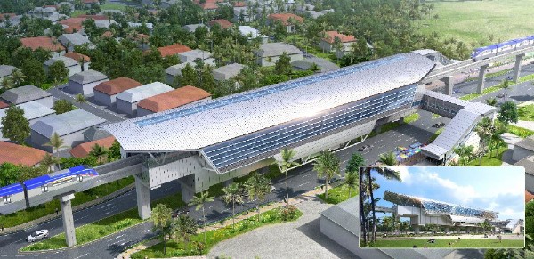 ▲파나마 메트로 3호선 프로젝트 조감도 ⓒ현대건설