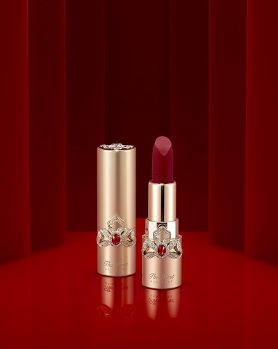 ▲오휘 더퍼스트제너츄어쉬어벨벳 립스틱 제품 사진. ⓒLG생활건강