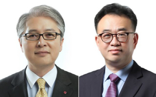 ▲권봉석 LG전자 CEO(왼쪽), 배두용 LG전자 CFO(오른쪽). ⓒLG전자