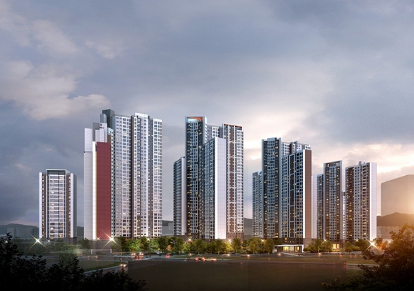 ▲광명 푸르지오 센트베르 투시도 ⓒ대우건설