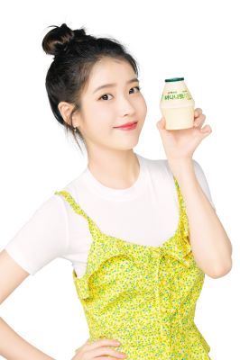 ▲빙그레 바나나맛 우유 광고 모델 아이유 ⓒ빙그레