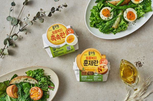 ▲동물복지 촉촉란, 동물복지 훈제란 제품 이미지 ⓒ풀무원