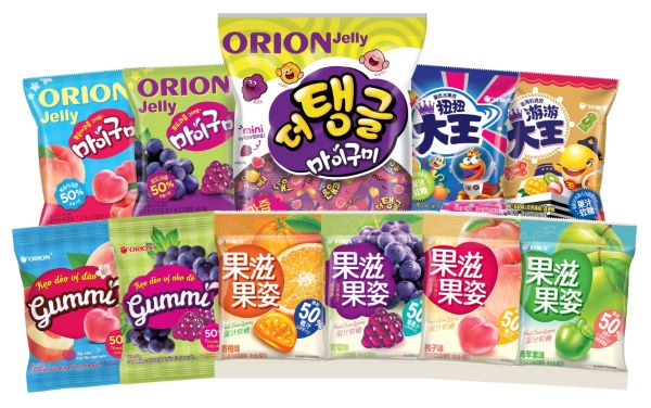 ▲오리온 글로벌 젤리 제품 이미지 ⓒ오리온