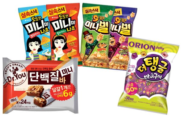 ▲미니 과자 제품 이미지 ⓒ오리온