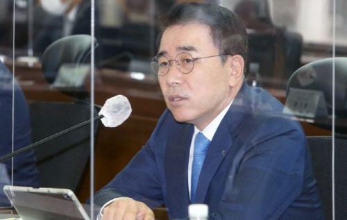 ▲조용병 신한금융 회장이 6일 열린 워크숍에서 발언하고 있다. ⓒ신한금융그룹