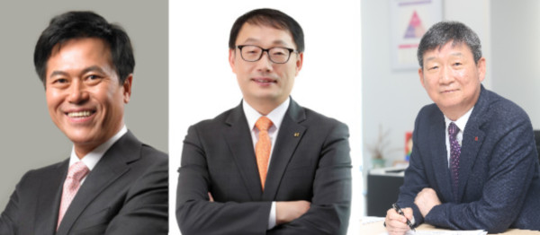 ▲(왼쪽부터)박정호 SKT 사장, 황창규 KT 사장, 황현식 LGU+ 사장. ⓒ각 사