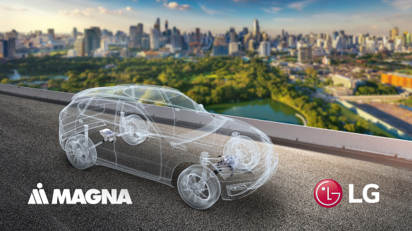 ▲LG전자와 세계 3위의 자동차 부품 업체 마그나 인터내셔널(이하 ‘마그나’)이 전기차 파워트레인(동력전달장치) 분야 합작법인을 설립하기로 했다. ⓒLG전자