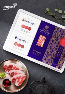 ▲동원 초신선 프리미엄 참치세트 제품 이미지 ⓒ동원산업