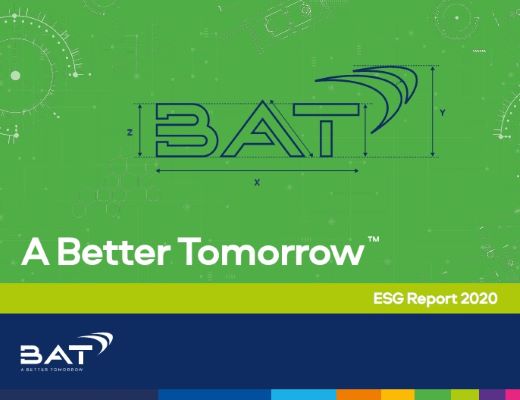 ▲BAT ESG 보고서 2020 커버. ⓒBAT코리아