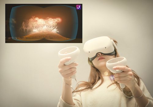 ▲SKT는 제주들불축제 일환으로 지난 13일 열린 제주 새별오름 불놓기 행사의 360 VR영상을 17일부터 점프VR 앱을 통해 전 국민이 감상할 수 있게 제공한다. ⓒSKT