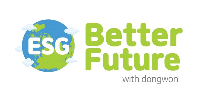 ▲ 동원F&B의 ESG 경영 슬로건 ‘Better Future with Dongwon(동원과 함께하는 더 나은 미래)’. ⓒ동원F&B