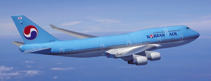 ▲대한항공 보잉 747-400 항공기. ⓒ대한항공