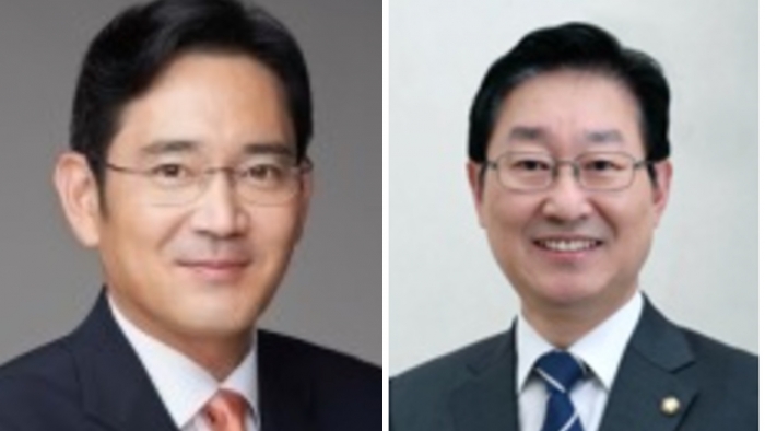 ▲이재용 삼성전자 부회장(왼쪽) 박범계 법무부 장관.  ⓒ프로필 캡처