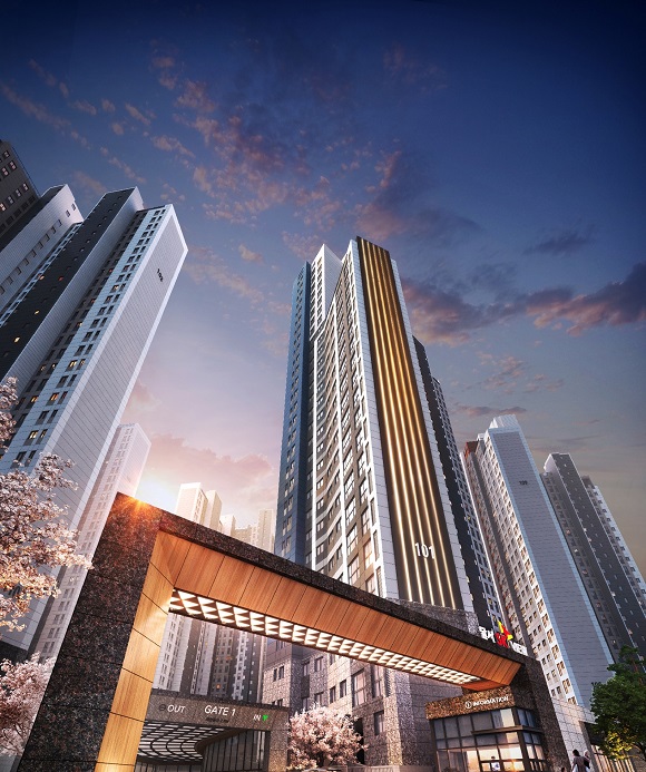 ▲달서SK뷰 정문 투시도. ⓒSK에코플랜트