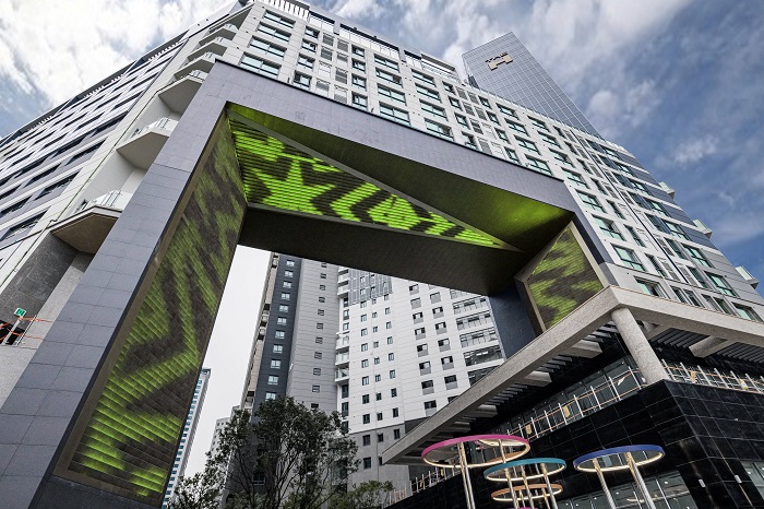 ▲디에이치 자이 개포 문주인 더 게이트 탄젠트 모습. ⓒ현대건설