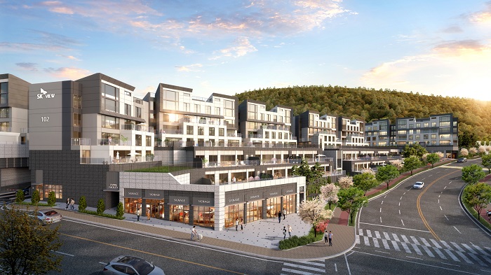 ▲SK에코플랜트 판교 SK뷰 테라스 투시도. ⓒSK에코플랜트