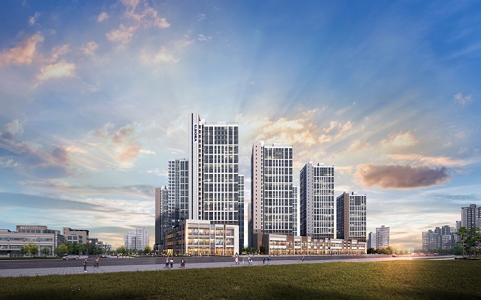 ▲내포신도시 반도유보라 마크에디션. ⓒ반도건설