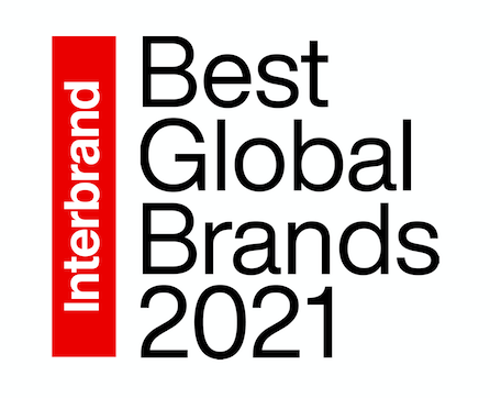 ▲인터브랜드 '글로벌 100대 브랜드' 로고. ⓒ삼성전자