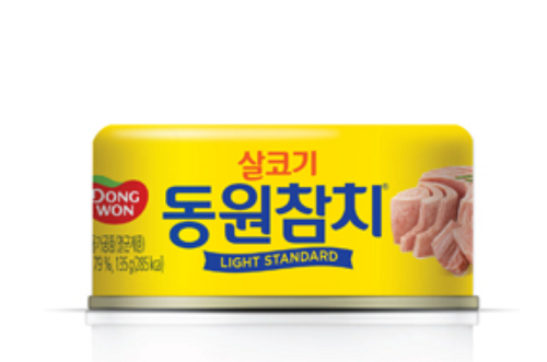 ▲동원참치 라이트스탠다드 참치캔 모습. ⓒ동원F&B 공식홈