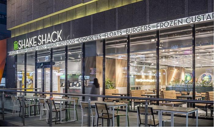▲쉐이크쉑 20호점 천안점 전경. ⓒSPC그룹