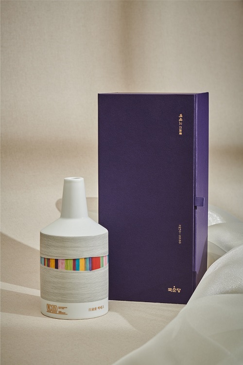 ▲국순당 50주년 기념주 백세고(百歲膏). ⓒ국순당