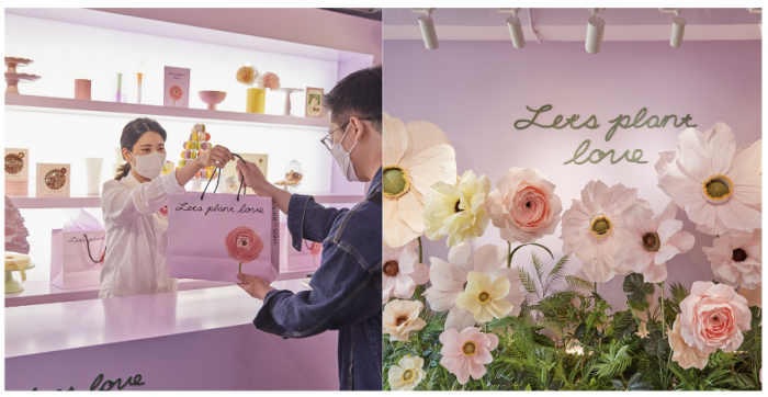 ▲뚜레쥬르 Let's plant love 팝업 스토어. ⓒCJ푸드빌