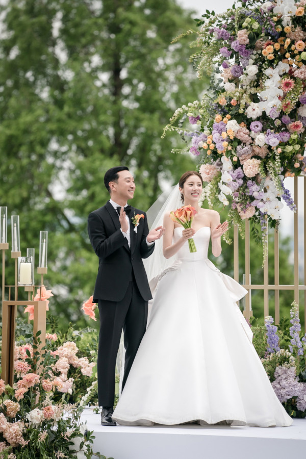 ▲손담비·이규혁 결혼식. ⓒH&엔터테인먼트 제공