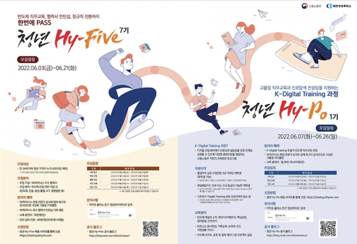 ▲'청년 Hy-Five' 7기 및 '청년 Hy-Po' 참가자 모집 포스터 ⓒSK하이닉스