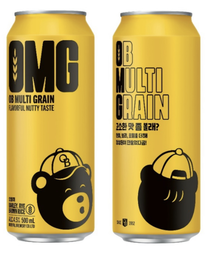 ▲오비맥주가 프리미엄 발포주 ‘오엠지(OB Multi Grain, OMG)’를 출시한다. ⓒ오비맥주