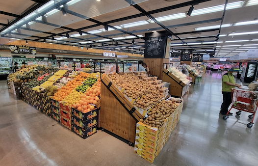 ▲롯데마트 제주점 신선매장 전경. ⓒ롯데마트