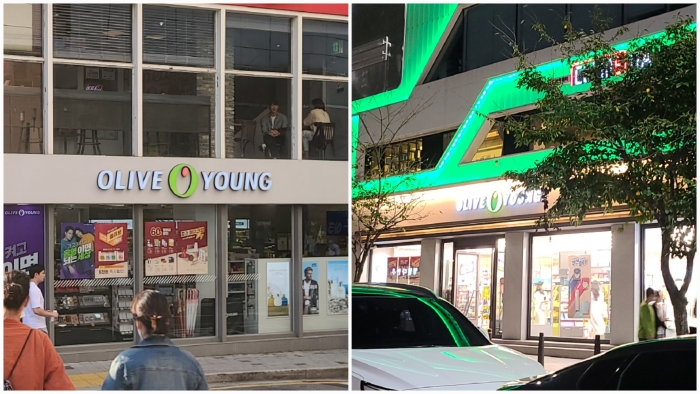 ▲서울 신촌역 인근에 있는 CJ올리브영 매장. ⓒ박현주 기자