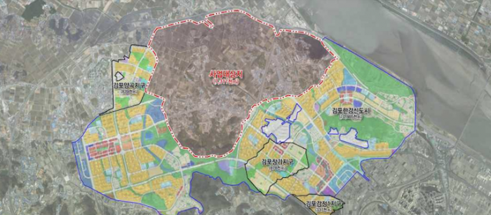▲김포한강2 콤팩트시티 위치도. ⓒ국토교통부