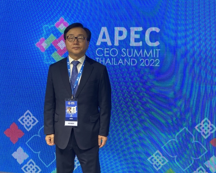 ▲‘APEC 정상과 기업인 자문위원회(ABAC) 대화’에 참석한 이동근 한국경영자총협회 상근부회장. ⓒ경총
