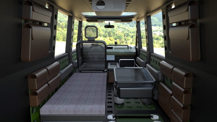 ▲비즈니스 및 라이프스타일 부문 대상을 수상한 ‘과학상자 방식을 응용한 모듈형 인테리어’ ⓒ기아