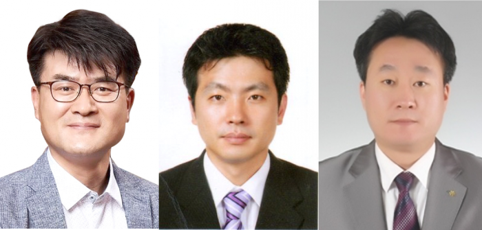 ▲(왼쪽부터)나창흠 부사장, 박평우 상무, 박호영 상무. ⓒ삼성엔지니어링