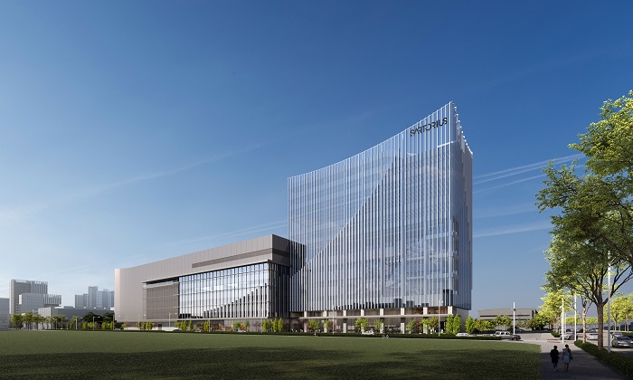 ▲삼성엔지니어링이 초기업무를 수주한 싸토리우스 송도 캠퍼스 투시도. ⓒ삼성엔지니어링