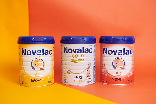 ▲GC녹십자가 소외계층을 위해 프리미엄 분유 노발락 3,000개를 기부했다. ⓒGC녹십자