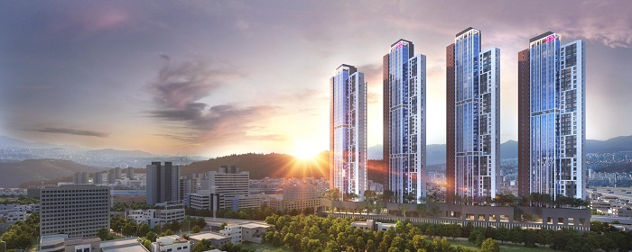 ▲부산 메디컬카운티 조감도. ⓒ태영건설