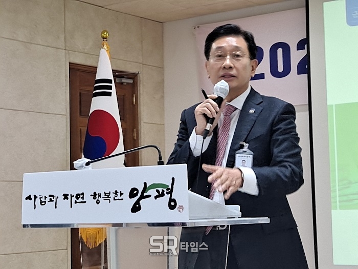 ▲전진선 양평군수 ⓒ정명달 기자