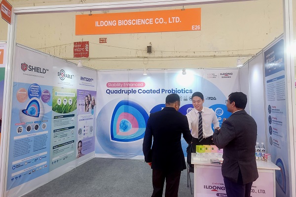 ▲일동바이오사이언스 홍보 부스. ⓒ일동제약그룹